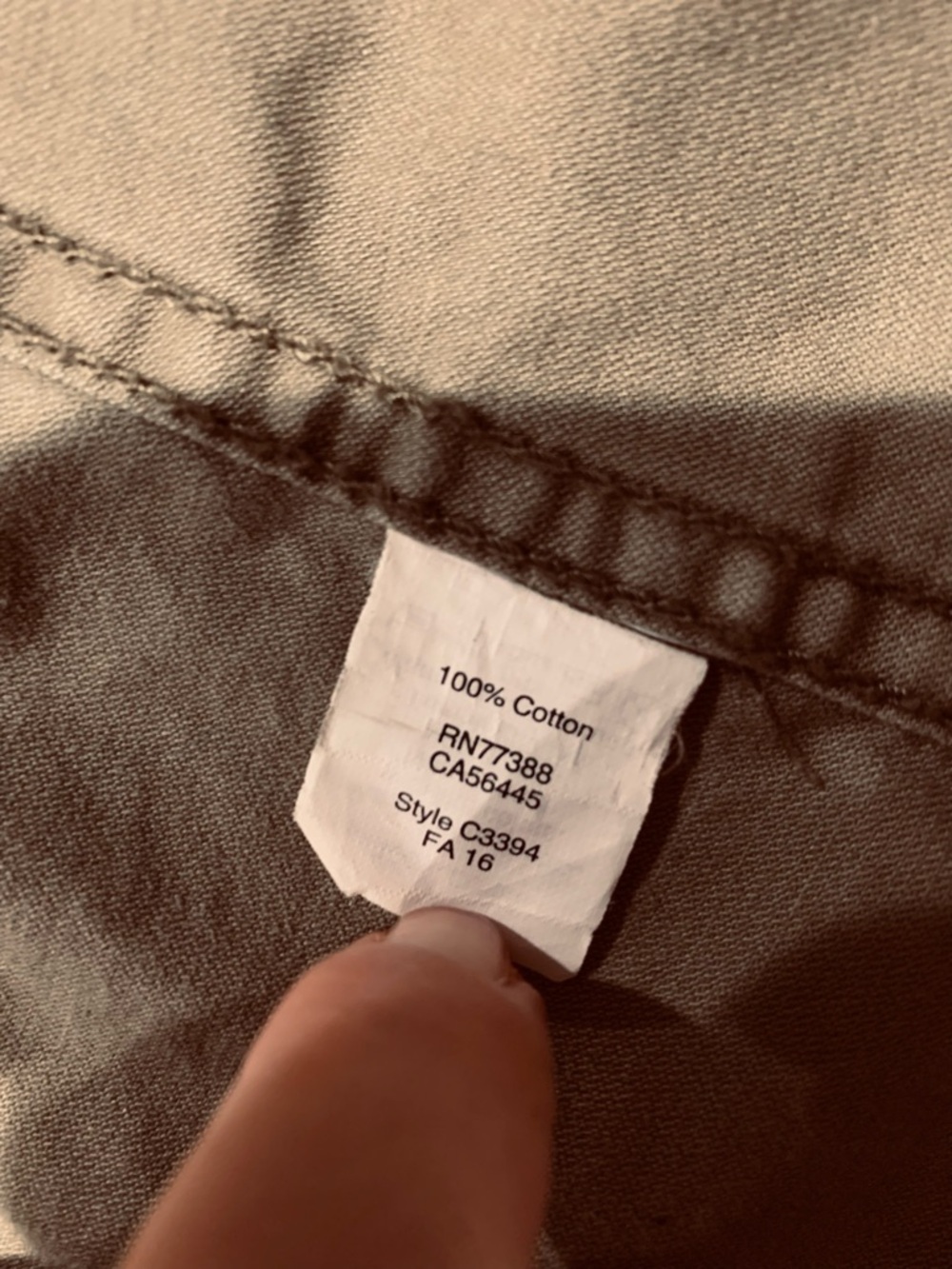 Women’s Madewell Olive Cotton Utility Fleet Jacket, M - Picture 6 of 9